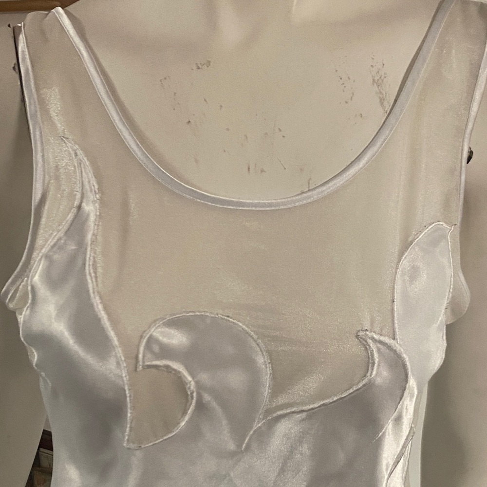 Josie Vintage Nighty & White Satin Robe